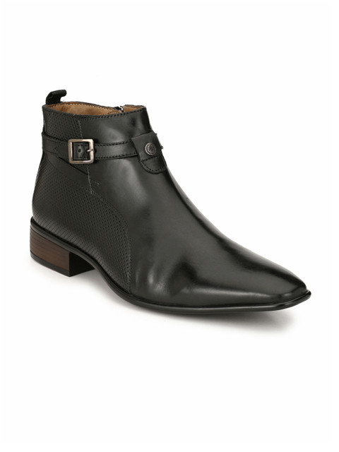 

Alberto Torresi Men Black Flat Boots