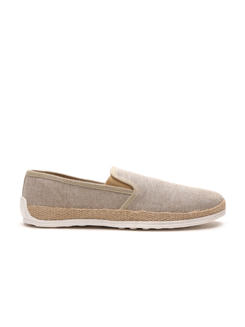 

Carlton London Men Beige Slip-On Sneakers