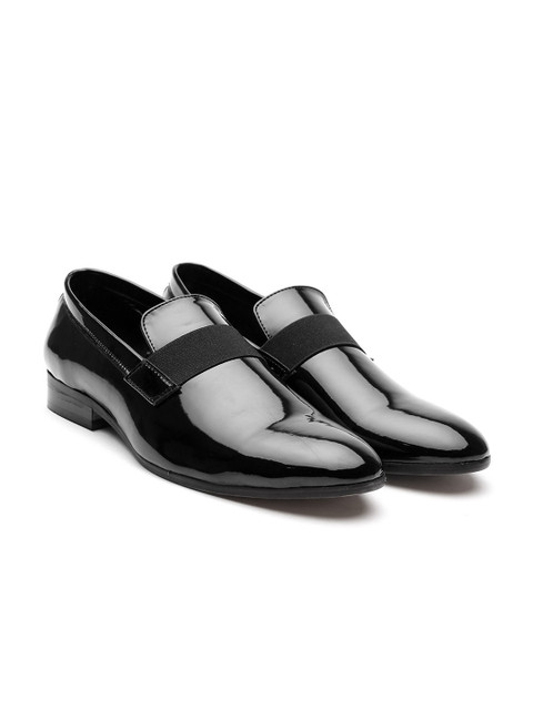 

Carlton London Men Black Semiformal Slip-Ons