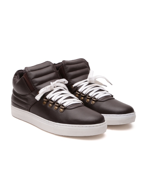 

Carlton London Men Coffee Brown Sneakers