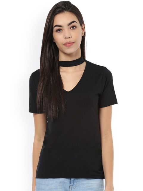 

Harpa Women Black Solid Top
