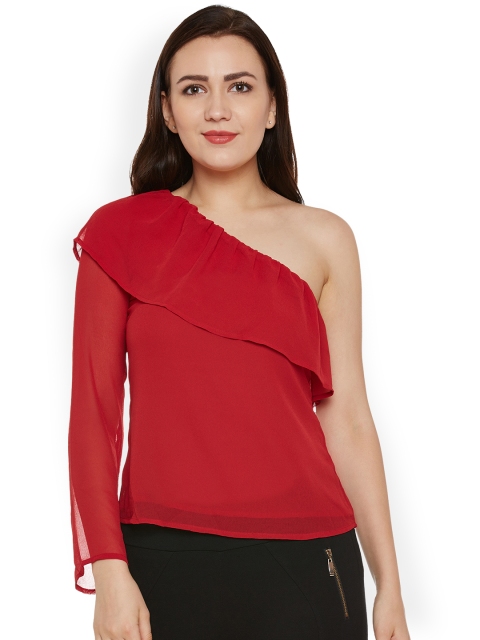 

Oxolloxo Women Red Solid Top