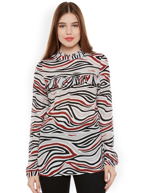 

Oxolloxo Women Off-White Printed Top