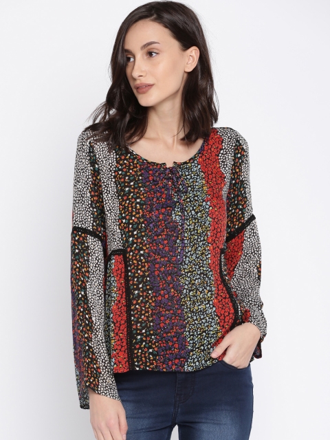 

Ginger by Lifestyle Women Multicoloured Printed Top, Multi
