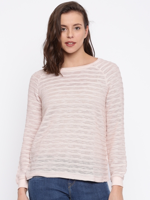 

Fame Forever by Lifestyle Women Pink Striped Sweater