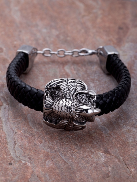 

Dare by Voylla Men Black Bracelet
