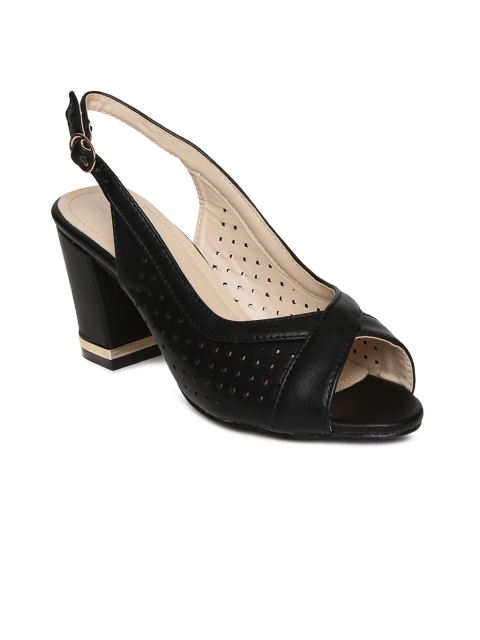 

Addons Women Black Solid Heels
