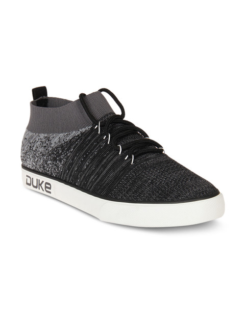 

Duke Men Black & Grey Sneakers