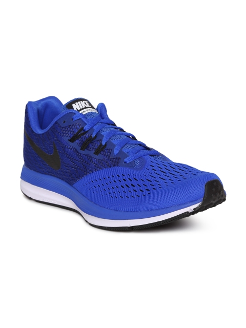 

Nike Men Blue ZOOM WINFLO 4 Running Shoes