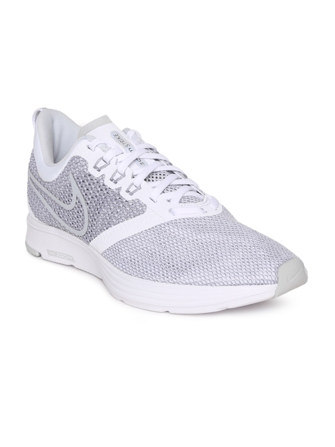 

Nike Women White Zoom Strike Running Shoes