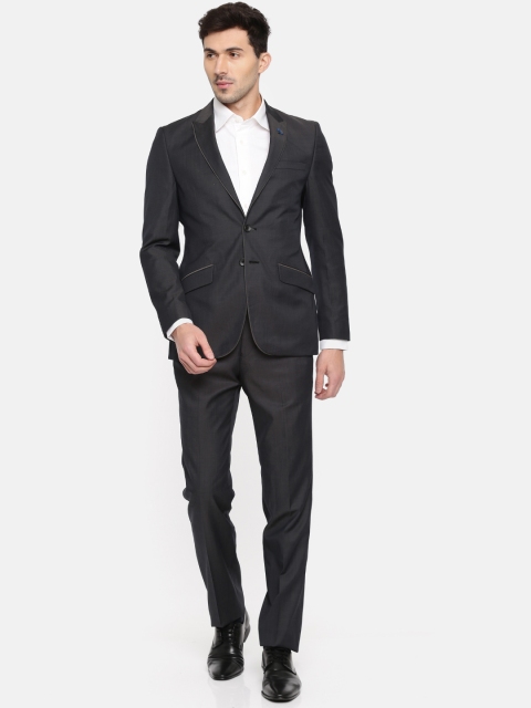 

Raymond Men Charcoal Grey Single-Breasted Contemporary Fit Formal Suit