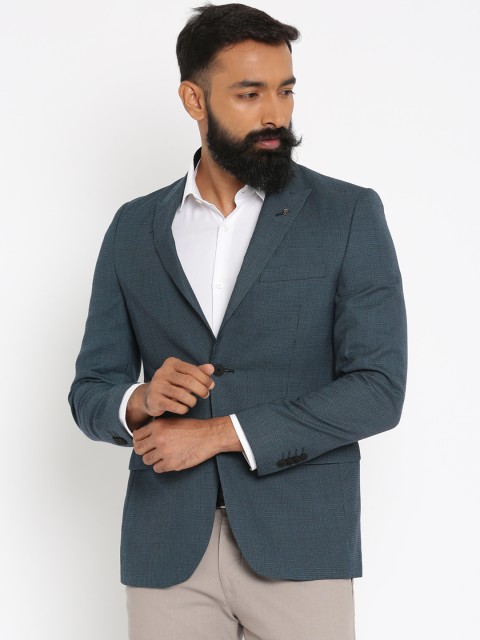 

Raymond Blue Tailored Contemporary Fit Single-Breasted Formal Blazer