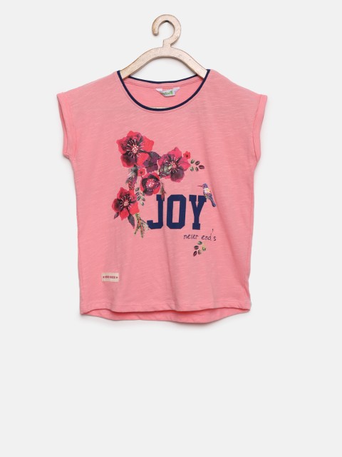 

Bossini Girls Pink Printed Top