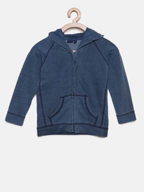 

Juniors by Lifestyle Girls Blue Solid Hooded Sweatshirt