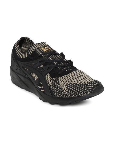 

ASICS Tiger Unisex Black & Beige GEL-KAYANO TRAINER KNIT Sneakers
