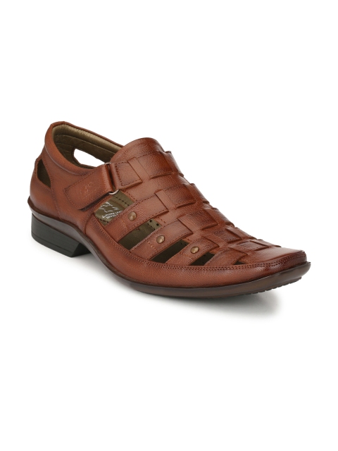 

Hitz Men Brown Original Leather Comfort Sandals