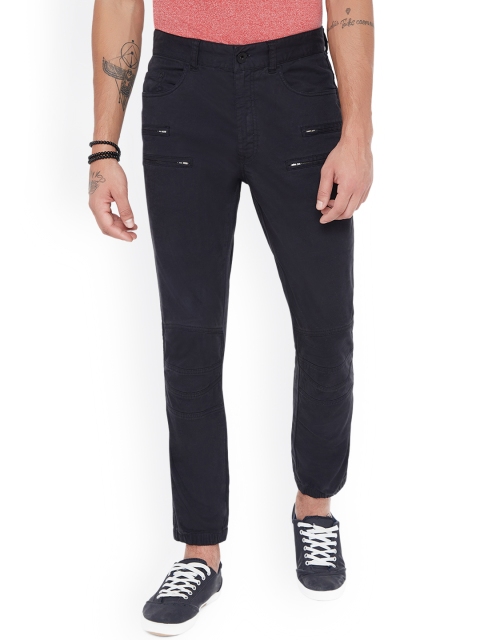 

Breakbounce Men Black Straight Fit Solid Chinos