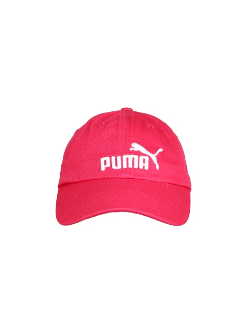 Puma Unisex Pink ESS Baseball Cap available at myntra for Rs.359