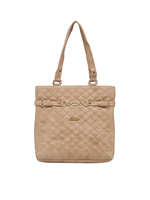 

ESBEDA Beige Quilted Shoulder Bag
