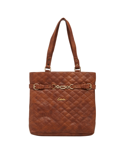 

ESBEDA Brown Quilted Shoulder Bag