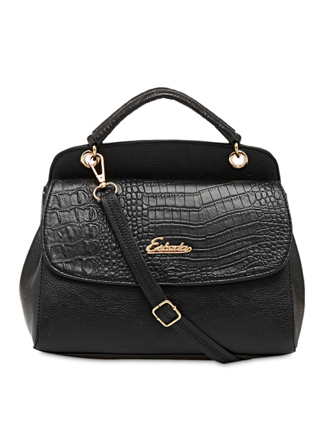 

ESBEDA Black Solid Handheld Bag