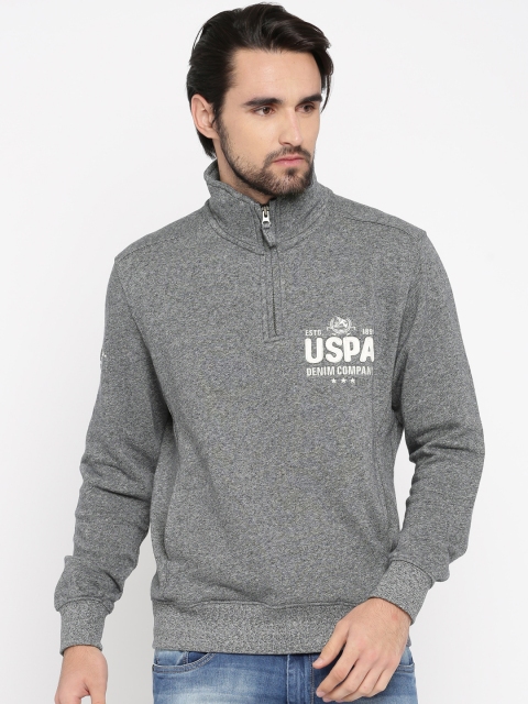 

U.S. Polo Assn. Denim Co. Men Grey Sweatshirt