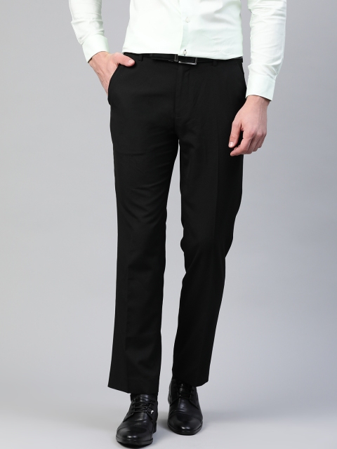 

next Men Black Slim Fit Formal Trousers