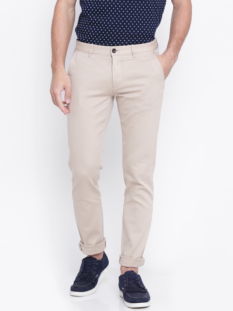 

Arrow Sport Men Beige Chrysler Fit Solid Casual Trousers