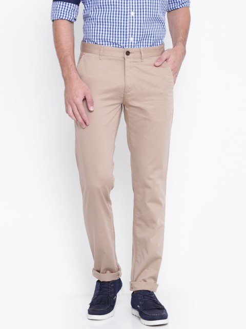 

Arrow Sport Men Beige Chrysler Fit Solid Trousers