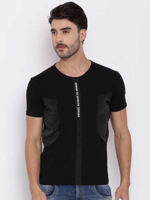

Ed Hardy Men Black Solid Round Neck T-shirt