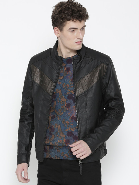 

Ed Hardy Men Black Solid Biker Jacket