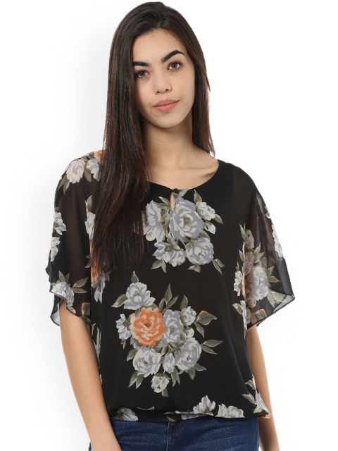 

Harpa Women Black Printed Top