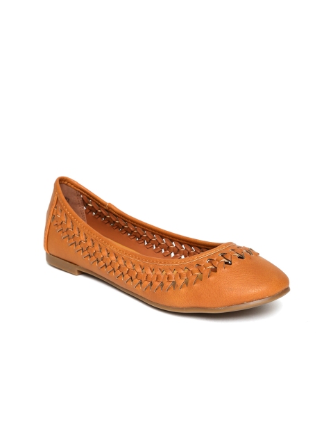 

Allen Solly Women Tan Brown Braided Ballerinas