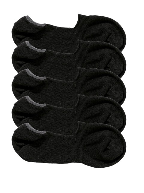 

next Men Pack of 5 Shoeliners, Black