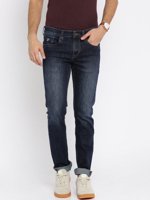 

U.S. Polo Assn. Denim Co. Men Blue Skinny Fit Mid-Rise Clean Look Stretchable Jeans