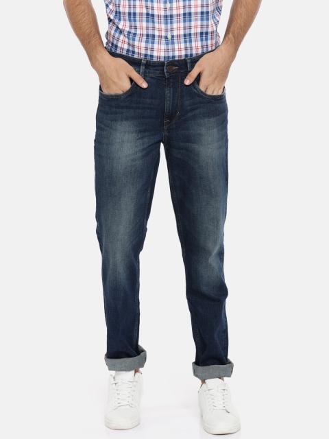 

U.S. Polo Assn. Denim Co. Men Blue Slim Fit Mid-Rise Clean Look Stretchable Jeans