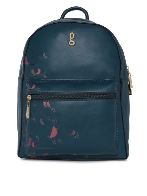 

Global Desi Women Green Graphic Backpack