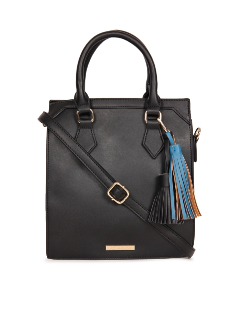 

Sugarush Black Solid Handheld Bag