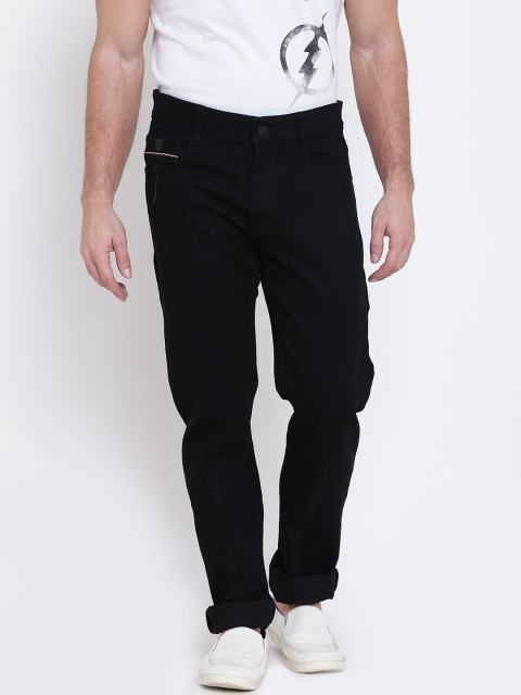 

John Players Men Black Slim Fit Mid-Rise Clean Look Jeans