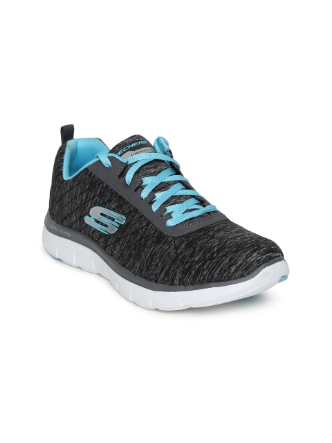 

Skechers Women Black FLEX APPEAL 2.0 Sports Shoes