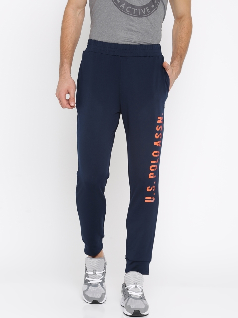 

U.S. Polo Assn. Navy Printed Joggers, Navy blue