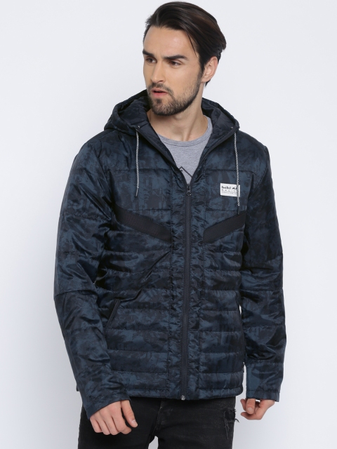 

PUMA Motorsport Men Navy Printed RBR Vent Padded Hooded Jacket, Navy blue