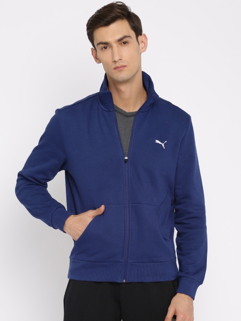 

Puma Men Blue Solid ESS Sweatshirt