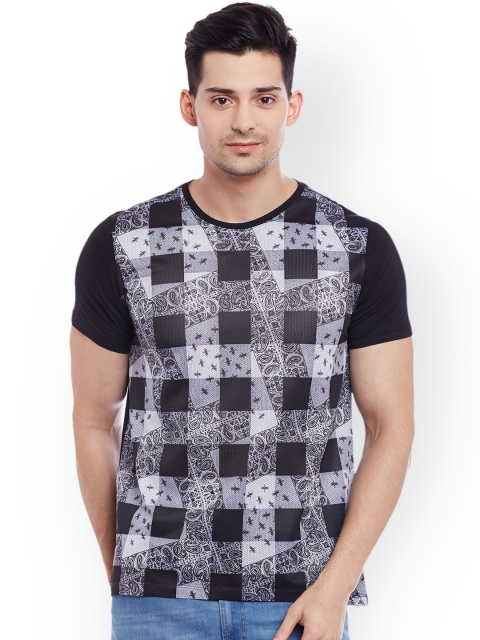 

Wear Your Mind Men Grey Printed Round Neck T-shirt