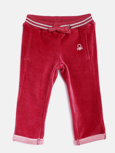 

United Colors of Benetton Girls Red Track Pants