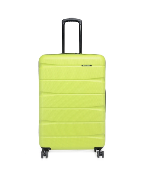 

Teakwood Leathers Unisex Lime Green Large Trolley Bag