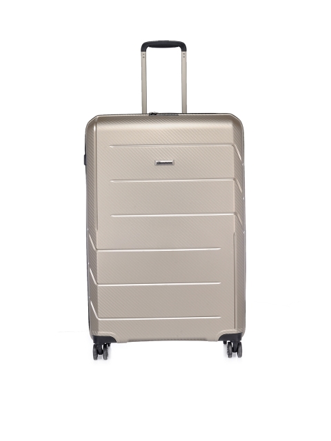 

Teakwood Leathers Unisex Beige Large Trolley Bag