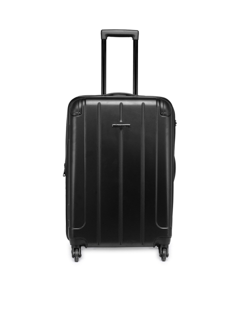 

Teakwood Leathers Unisex Black Medium Trolley Bag