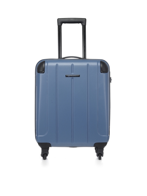 

Teakwood Leathers Unisex Teal Blue Small Trolley Bag