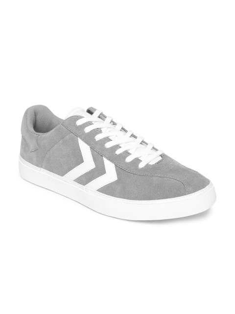 

hummel Unisex Grey Diamant Suede Sneakers